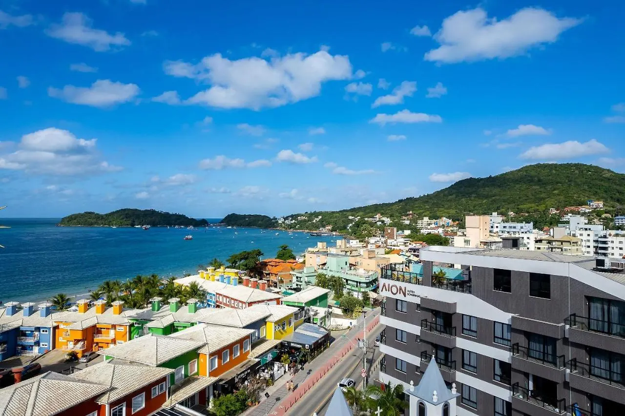 Appartement AION suítes 305 - Compacto e luxuoso loft duplex - Rooftop com piscina e academia - À poucos passos da praia Bombinhas