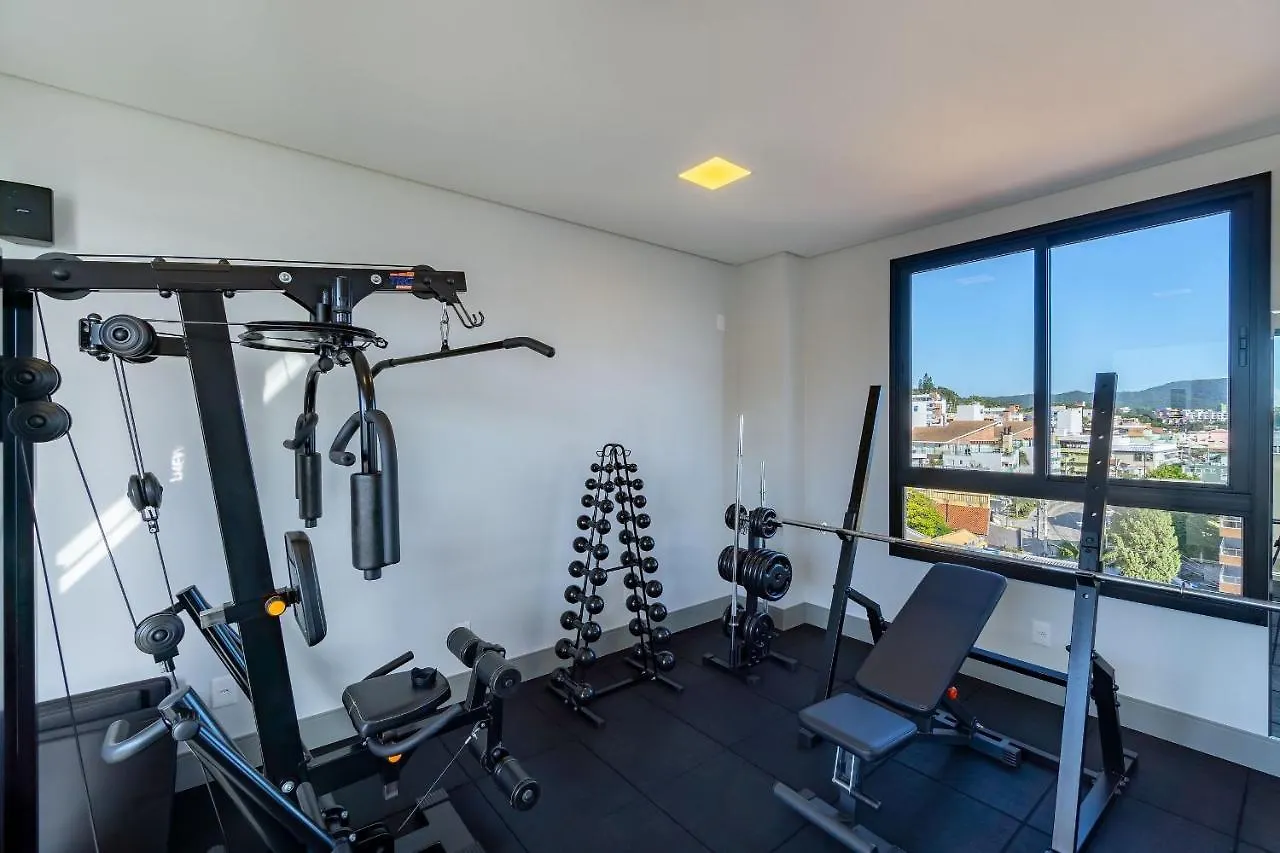 Appartement AION suítes 305 - Compacto e luxuoso loft duplex - Rooftop com piscina e academia - À poucos passos da praia Bombinhas